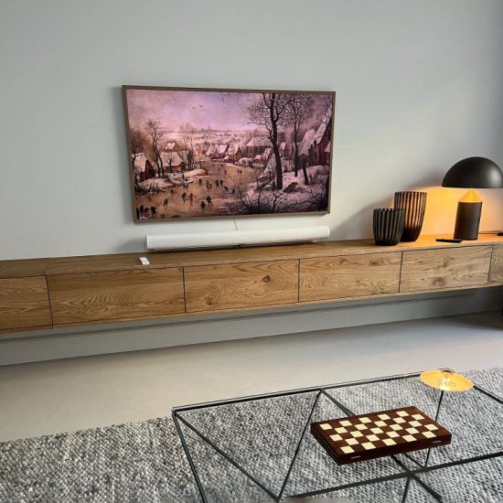 Eiken tv meubel (Extra lang) | Salers Maatwerk